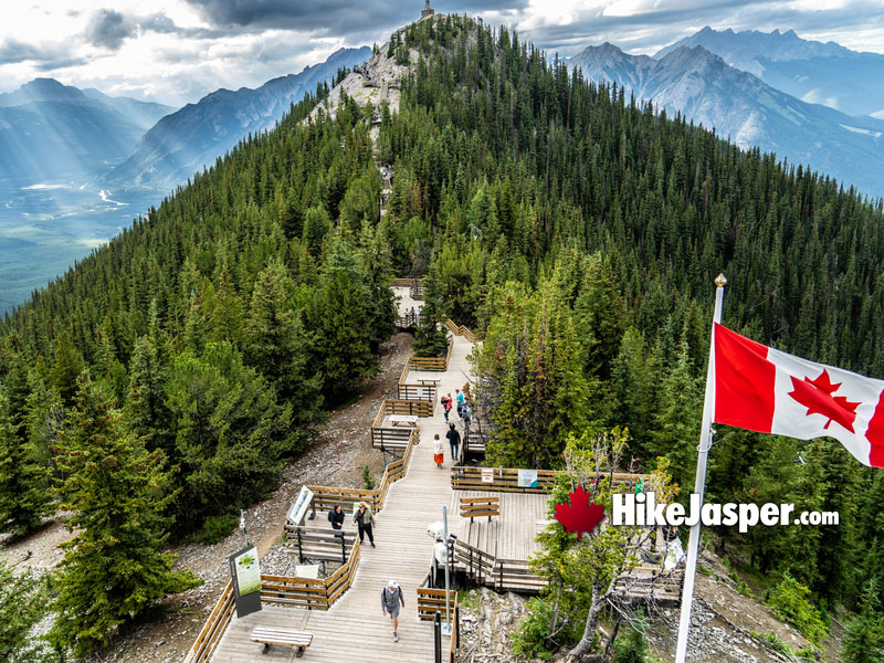 Banff Gondola Sulphur Mountain Boardwalk