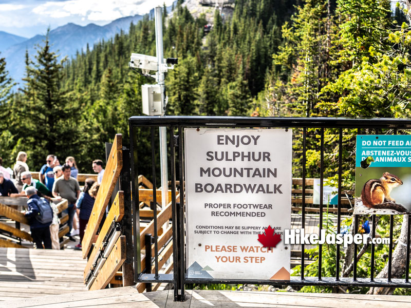 Sulphur Mountain Boardwalk Historical and Educational Sites