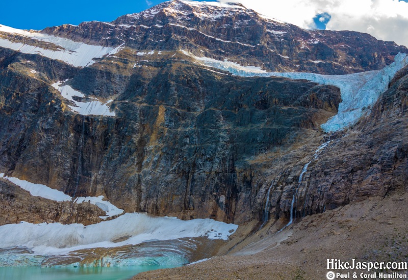 Hike Jasper - Edith Cavell Meadows, Mountain, Angel Glacier, Cavell Glacier and Kettle Lake 2
