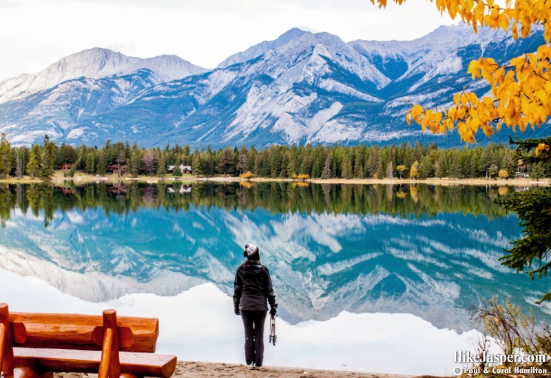 Photo Spots in Jasper National Park - Lake Annette and Lake Edith