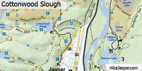 Cottonwood Slough Map