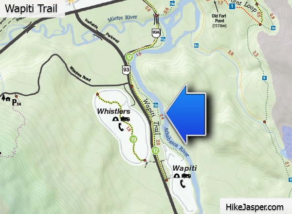 Wapiti Trail Map