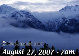 Aug 27 Jasper Hikers hit Snow - 2007