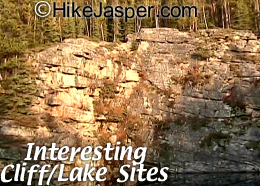 Hiking to Jasper Horseshoe Lake Cliffs