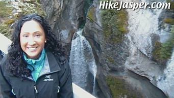 Hike Jasper Nov 2010 Maligne Canyon 1st Bridge