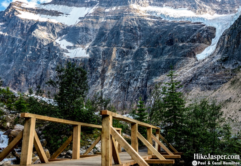 Edith Cavell Meadows first Bridge in Jasper