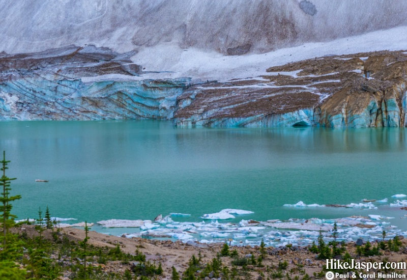 Hike Jasper - Edith Cavell Meadows, Mount Edith Cavell, Cavell Glacier, Kettle Lake