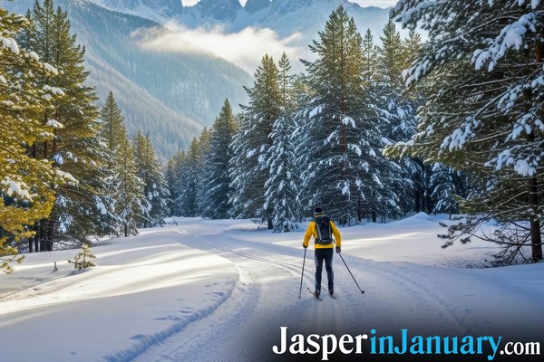 Jasper Cross-Country Skiing During January