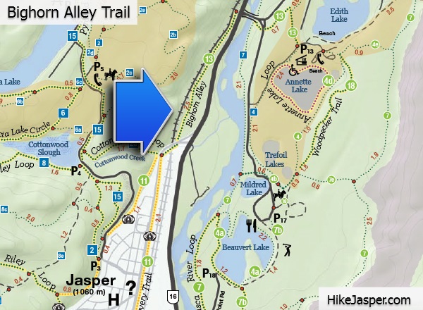 Bighorn Alley Map