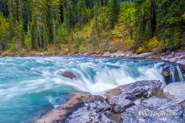 Sunwapta Falls Up Close